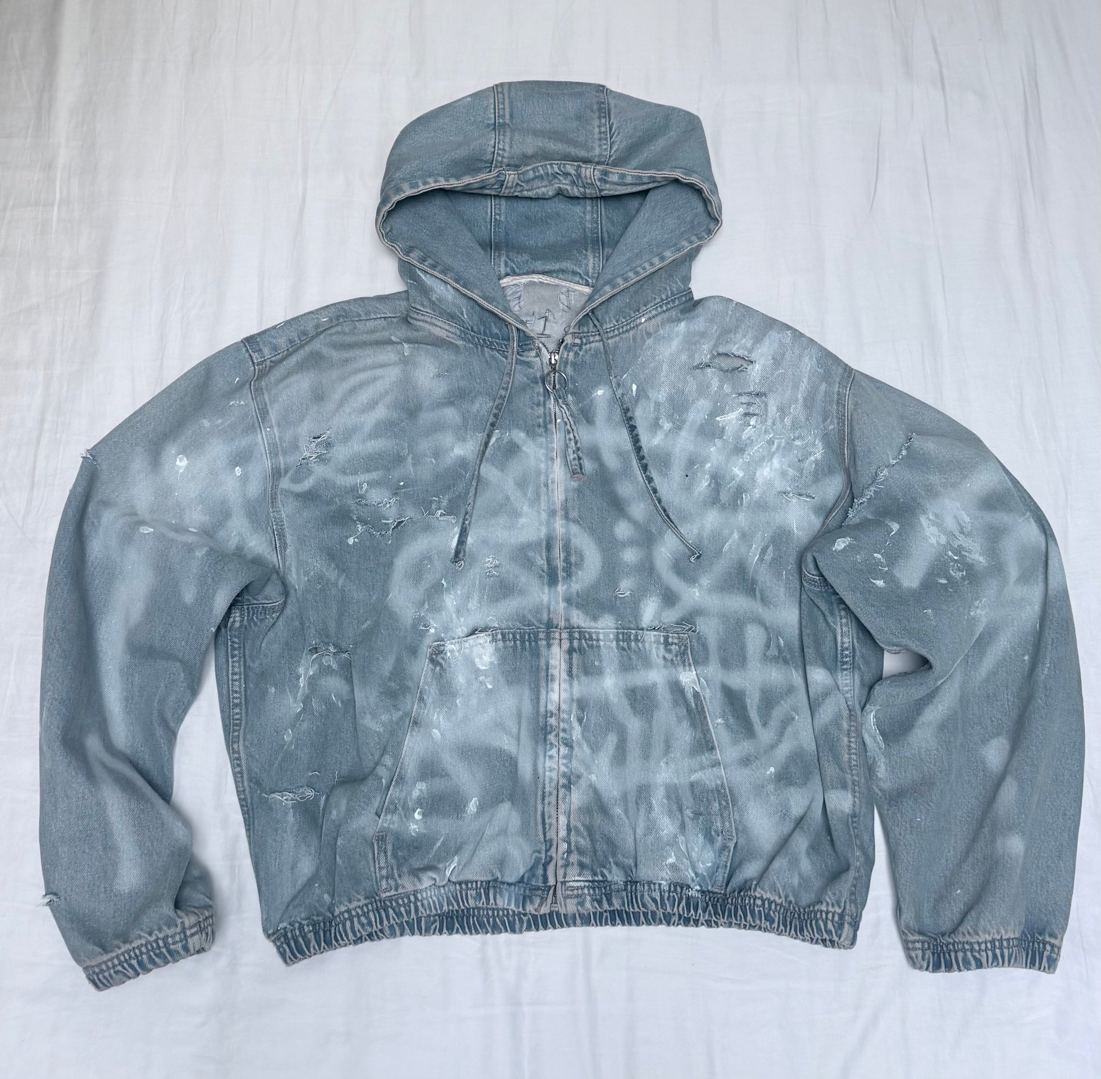 FALLOUT denim bomber jacket