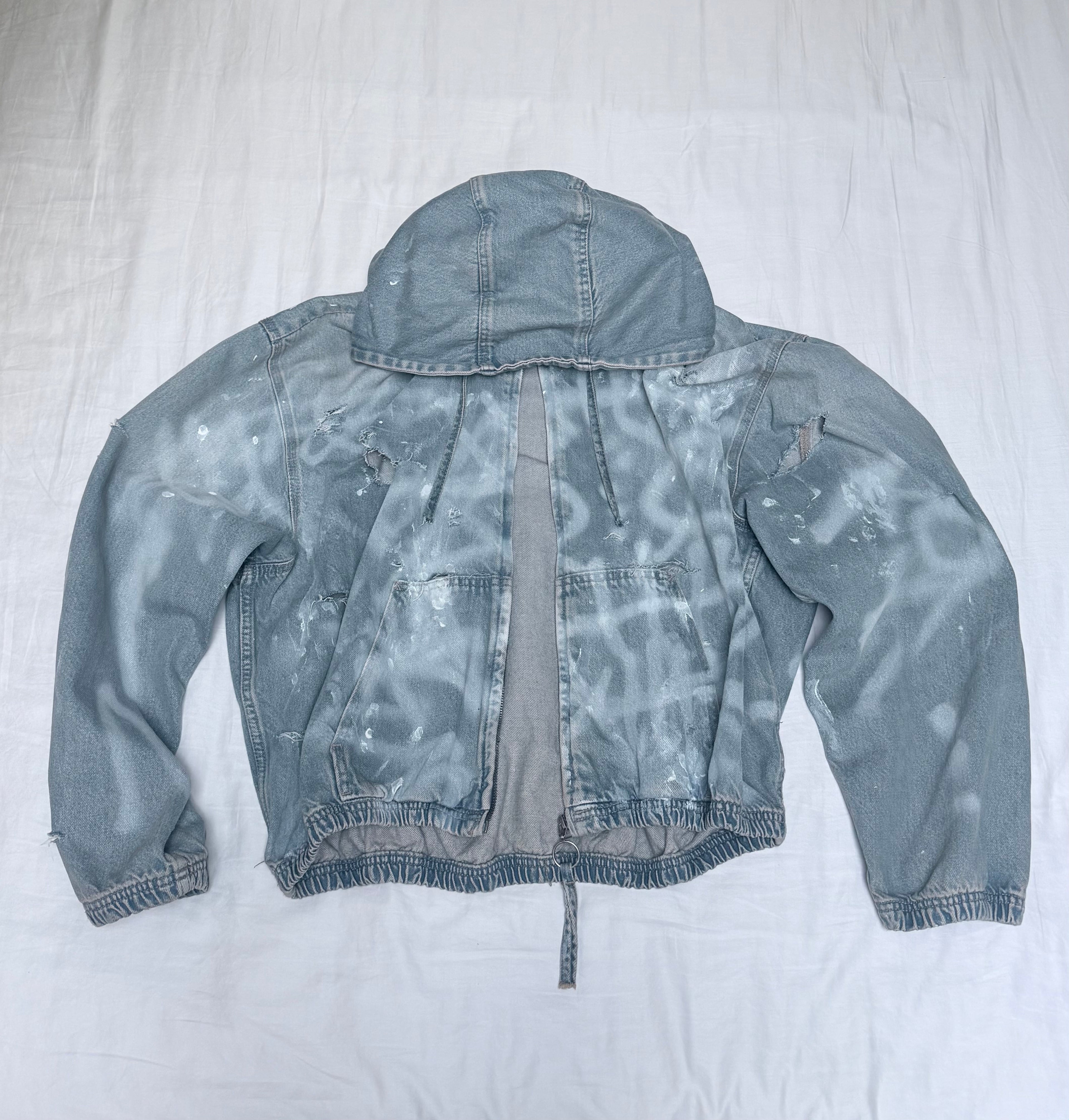 FALLOUT denim bomber jacket