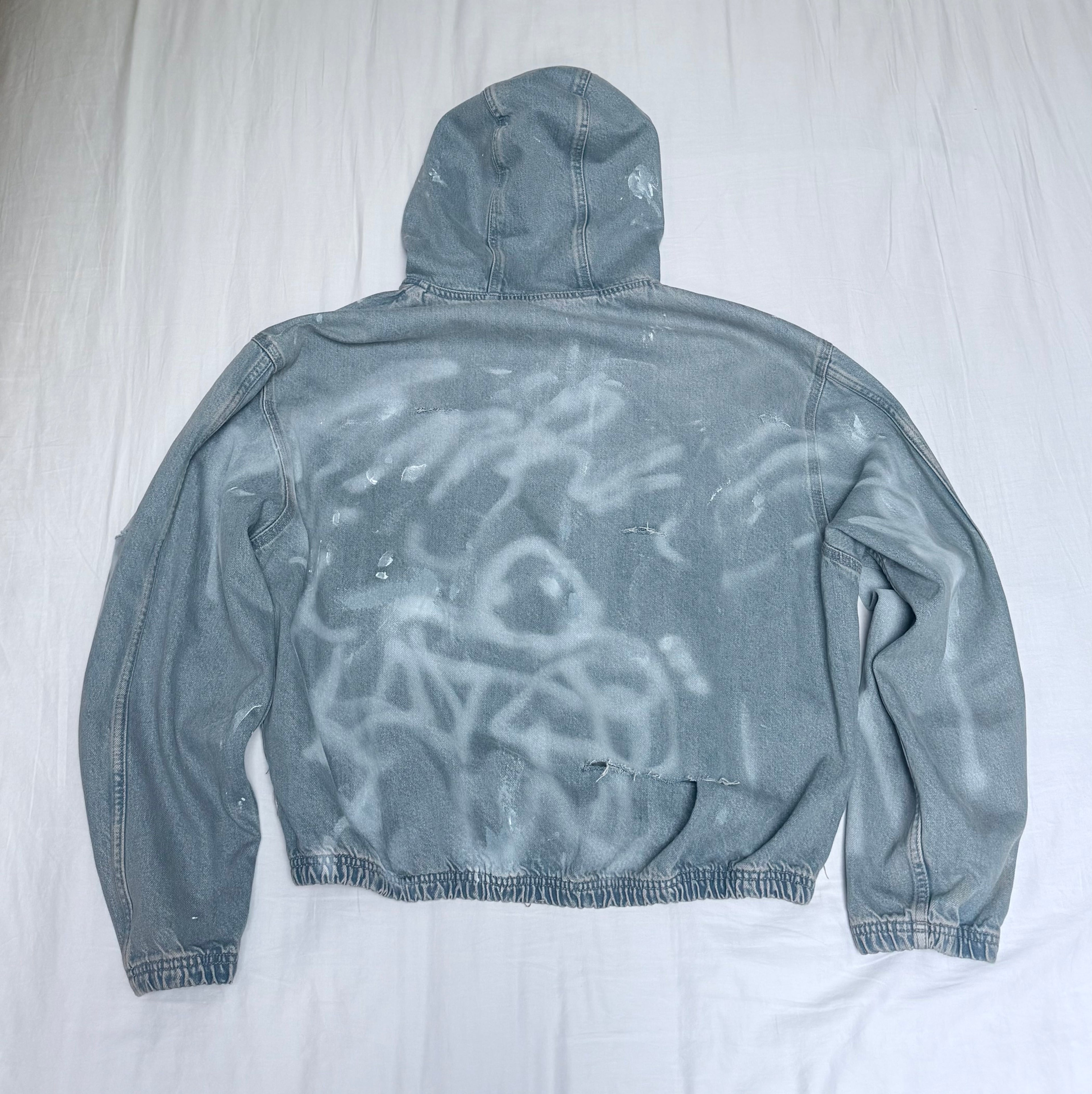 FALLOUT denim bomber jacket